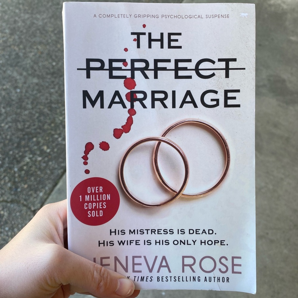 The Perfect Marriage by Jeneva Rose Paperback Psychological Thriller Bestseller